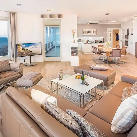 Ostseebad, Sellin, Ruegen, First, Meerblick, Ferienwohnung